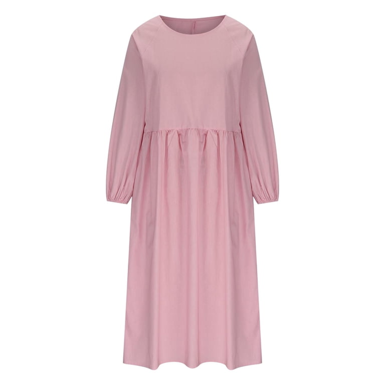 chinese dress ladies Pink Maxi Dress
