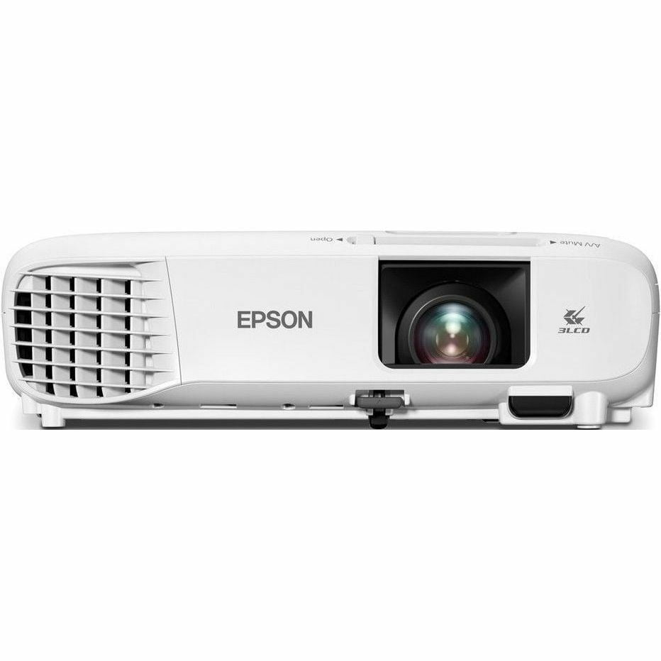 Epson PowerLite E24 3LCD Projector, 16:10, Ceiling Mountable, White