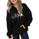 thumbnail image 5 of Sudadera con capucha para niñas y niños, sudadera de manga larga con cuello redondo y estampado de moda, jersey con bolsillo, sudadera de poliéster para niñas, 5 of 8