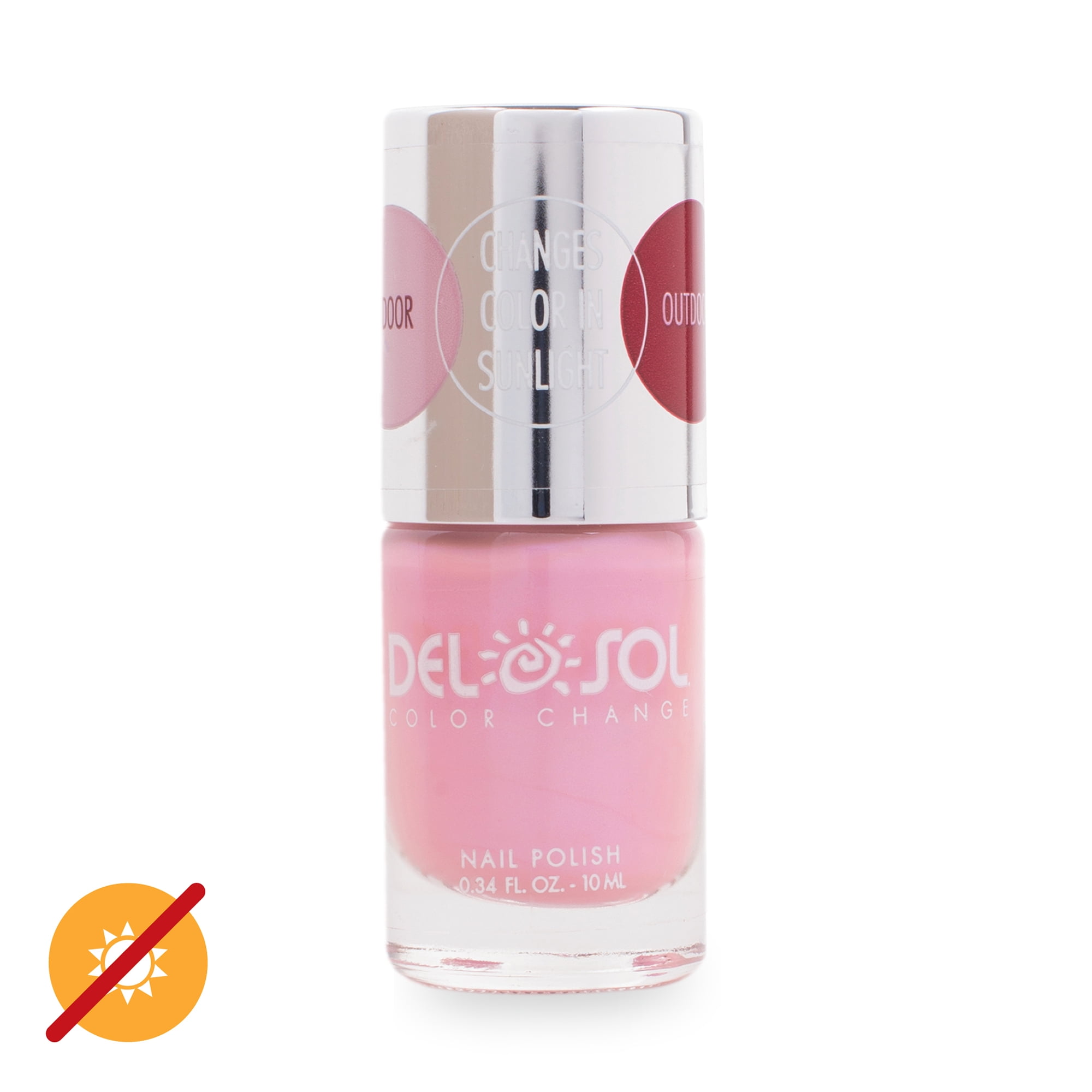 Color-Changing Nail Polish - Every Blooming Thing by DelSol for Women - 0.34 oz Nail Polish