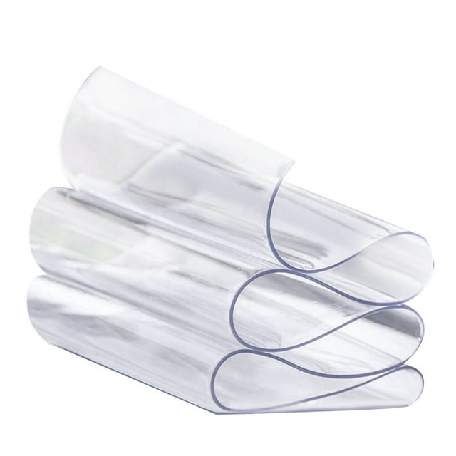 SHAGUOZHOU Sand Tablecloth Tablecloth Oval 60 X 84 Inches Clear Table Cover Protector Desk Cover Table Protector Clear Table Pad Tablecloth Protector Clear Desk Pad Mat For Coffee Table