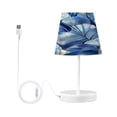 thumbnail image 2 of BZSMCE Table Lamp Creative Ocean Wave Shells in Blue Pattern Simple Pattern Night Light, 2 of 8