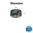 thumbnail image 4 of Rottweiler Dog Standing Small Travel Handbag Pill Box Case, 4 of 6