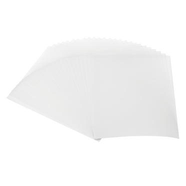 30 Sheets Vellum Paper 8.5 x 11, Vellum Paper Printable Translucent Paper 93GSM for Invitation Printing, White