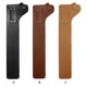 thumbnail image 3 of Wosthever Estuche de almacenamiento de pinzas para carbón de cuero PU, solución ligera y portátil, estuche de almacenamiento con clip para Kits de desorden para acampar marrón, 3 of 6
