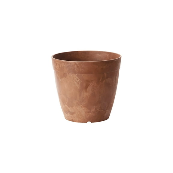 Root & Vessel Dolce Round Planter, Rust, 8"