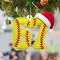 thumbnail image 3 of WKSCLPAI 67 Christmas Ornament, Funny Six Seven Gingerbread Small Acrylic Decorations for Christmas Tree, 2025 New Sports Ball Theme 67 Shape Ornaments, Gifts for Sports Enthusiast, 3 of 6