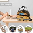 thumbnail image 4 of Binienty School Bus Bookbag for Girls with Lunch Bag and Pencil Case Water Bottle Sleeve 4 Pack Elementary School Girls Backpack 3rd Grade Kids Bookbag 17 Inch for Travel Hiking Camping, 4 of 8