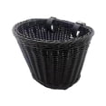 thumbnail image 1 of Almencla Panier de Vélo en Osier pour Enfants Panier Réglable Tressé à la Main Imperméable Noir, 1 of 8