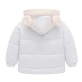 thumbnail image 4 of NOLDARES Toddler Winter Coats Lightweight Puffer Jacket for Baby Infant kids(White,12-18 Months), 4 of 5