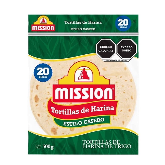 Tortillas de harina Mission estilo casero 500 g