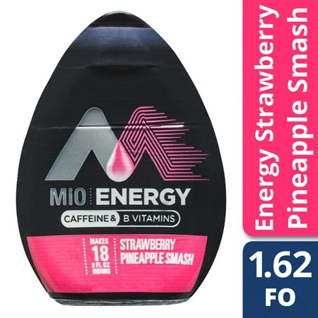 (12 Pack) MiO Energy Strawberry Pineapple Smash Liquid Water Enhancer, 6 - 1.62 fl oz