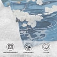 thumbnail image 3 of Floral on Water Cotton Face Towels Absorbent Hand Towel Soft Bathroom Towel for Kitchen Hotel Decoration, 3 of 7