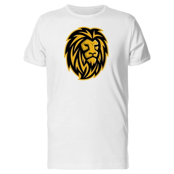 Yellow Sketch Of A Lion Tee Men's -Image by Shutterstock