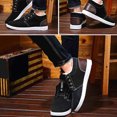 thumbnail image 3 of Zapatos para caminar Botas de nieve Color sólido Hombres High Top para viajes Desplazamientos Escalada, 3 of 8