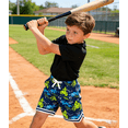 thumbnail image 4 of Lanbubble Boys' Athletic Shorts Quick Dry Stretch Elastic Waist Bottoms Big Boy Mesh Breathable Active Running Workout Shorts for Youth (7-12 Years), 4 of 5