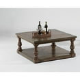 thumbnail image 2 of Progressive Furniture Wynton Wood Square Cocktail Table Cognac Brown, 2 of 4
