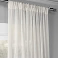 thumbnail image 2 of Signature Double Layered Off White 50 x 120-Inch Sheer Curtain, 2 of 2