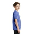 thumbnail image 3 of Sport-Tek Youth Heather Contender Tee-M (True Royal Heather), 3 of 6