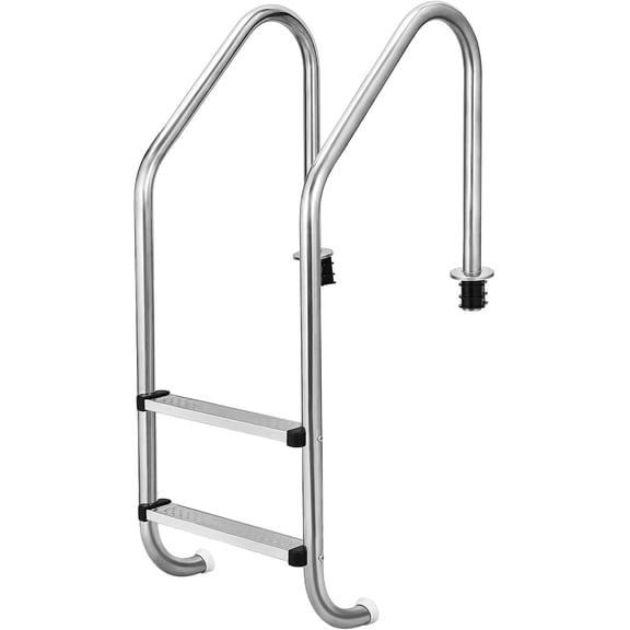 Garvee escalera para alberca de acero inoxidable 304, diseño antideslizante y armado fácil, ideal para piscinas interiores o exteriores