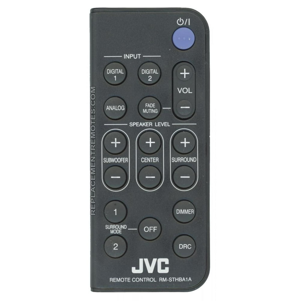 JVC RMSTHBA1A (p/n RMSTHBA1A) Sound Bar System Remote Control (new)
