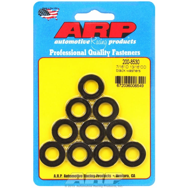 ARP Black Washers - 7/16 ID x 13/16 OD (10) ARP Black Washers - 7/16 ID x 13/16 OD (10)