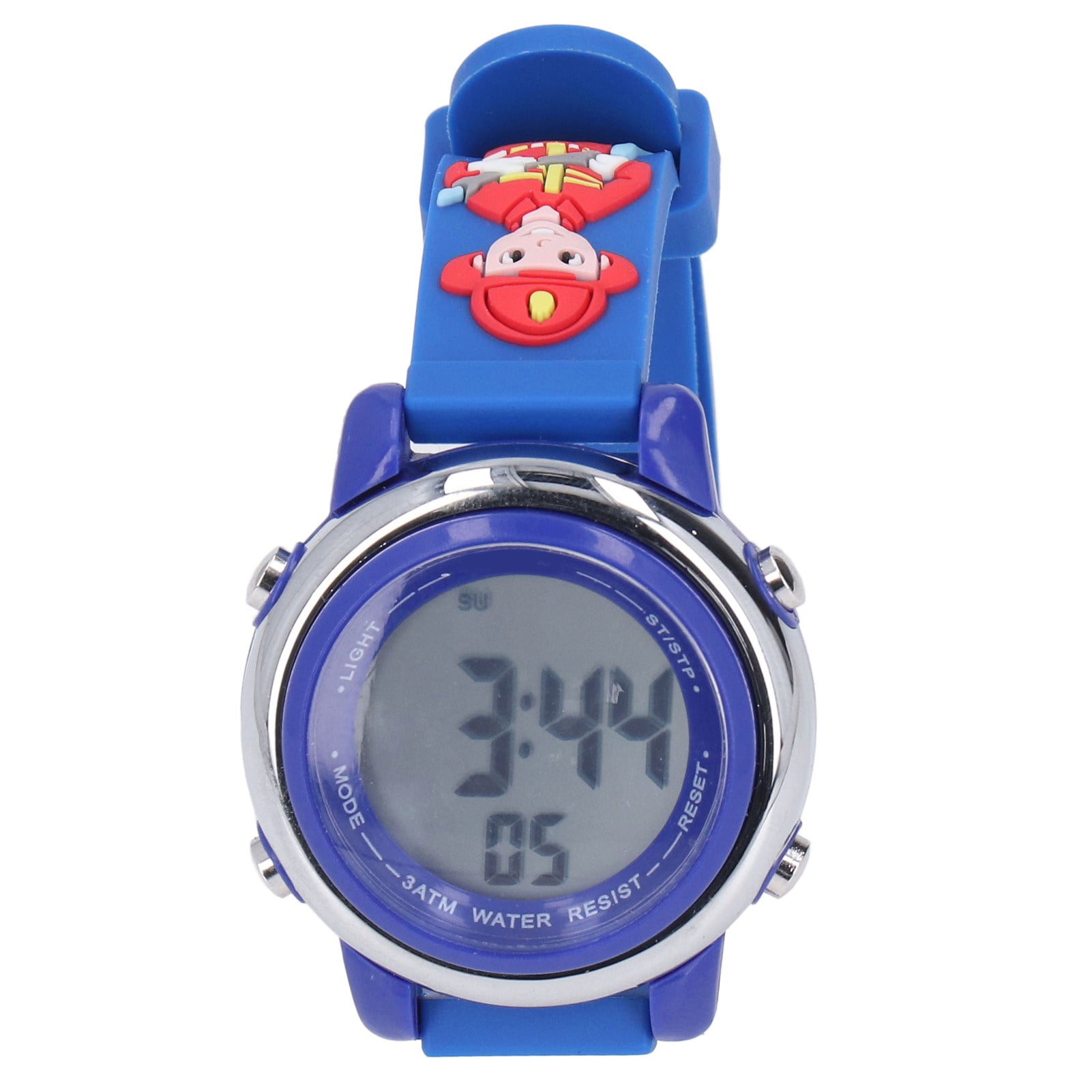 Kids Digital Sport Watch Outdoor Waterproof, Cartoon Fire Truck