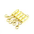 thumbnail image 1 of Gold Magnetic Lobster Clasp for Necklace Jewelry 20Pcs Package, 1 of 4