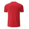 thumbnail image 3 of Zpanxa Workout Shirts for Men Short Sleeve Quick Dry Athletic Gym Active T Shirt Moisture Wicking Stretch Running Fitness Basic Tees Tops, 3 of 8