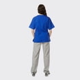 thumbnail image 3 of SPECTRUM UNIFORMS Scrub Medical Tunic Tops, Ladies Mock wrap Front Yoke Neck Medical Professionals Hospital and Lab Workwear Royal Blue, 3 of 5