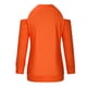 thumbnail image 5 of Moda Mujer Causal Cuello Redondo Blusa Estampada Sin Tirantes Manga Larga Camiseta Otoño Tops Fridja  bvmnju2034, 5 of 5