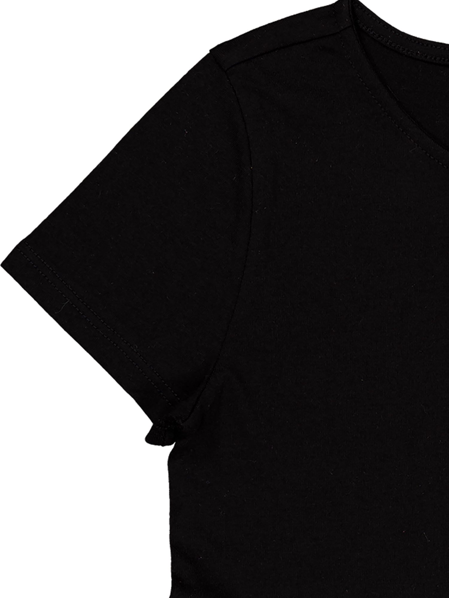 Wonder Nation Girls Short Sleeve Bow Front Top, Sizes 4-18 & Plus
