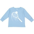 thumbnail image 3 of Inktastic Swinging Tennis Racket Boys or Girls Long Sleeve Toddler T-Shirt, 3 of 5