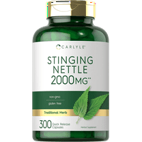 Stinging Nettle Leaf Extract | 2000mg | 300 Capsules for Men and Women | by Carlyle