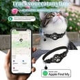 thumbnail image 3 of MJSHUN Airtag Cat Collar Breakaway, Reflective Kitten Collar with Apple Air Tag Holder and1 Bell for Girl Boy Cats, High Visibility Night Strip, Adjustable Nylon Collar and Lightweight, 3 of 9