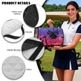 thumbnail image 6 of SEANATIVE Golf Cart Front Seat Covers with Pockets, Non Slip Golf Cart Seat Cushion Covers Suitable for Summer Winter All-Season, Easy to Install and Clean, Palm Tree Colorful Sky Pattern, 6 of 7
