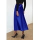 thumbnail image 2 of Falda PRETTYGARDEN 2025 Satinada Azul Real Midi Talle Medio, 2 of 7