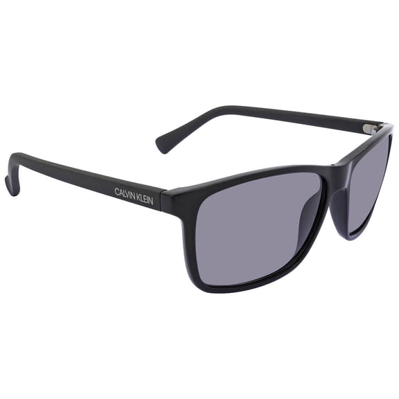 Calvin Klein Grey Rectangular Men's Sunglasses CK19568S 001 58