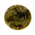 thumbnail image 1 of Labradorite Disc Pendant Bead | 45x5mm | Green Black | 1 Bead |, 1 of 10