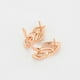 thumbnail image 4 of Aretes Hoja Brillantes Cristales Swarovski Oro Rosa 14K Lam rosa Unitalla, 4 of 7
