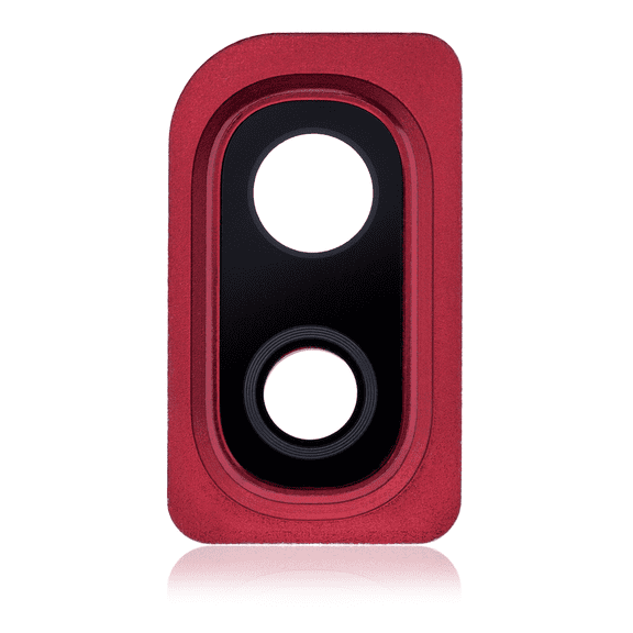 Replacement Back Camera Lens With Bracket / Bezel Compatible For Samsung Galaxy A10 (A105 / 2019) (Red)