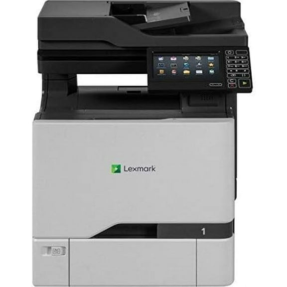 Restored Lexmark XC4150 Color Multifunction Printer – Copy/Print/Scan/Fax, Duplex, Network & USB, 50 ppm (Refurbished)