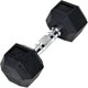 thumbnail image 1 of Mancuerna Hexagonal De Goma Jfit De 20 Lb Individual, 1 of 5