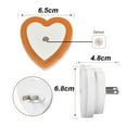 thumbnail image 3 of FloreceBien Luz de noche de inducción inteligente con forma de corazón controlada por luz, regalos para el hogar, 3 of 5