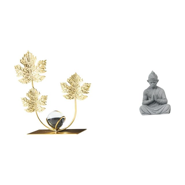Estatua de hojas, estantería, escultura de hojas, figura de Buda mono, adorno en miniatura coleccionable budista, decoración moderna para el hogar, co