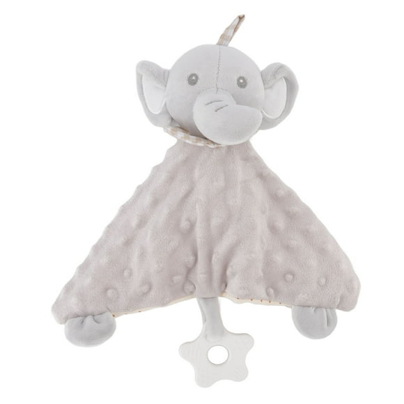 Ecomeon Infant Comfort Towel Elephant Design Soft Spandex Baby Security Blanket (1 Count)