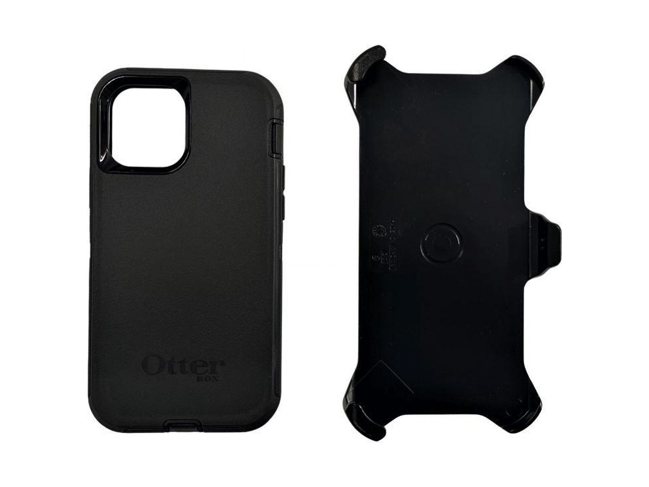 OtterBox Defender Series Black Case for iPhone 12 and iPhone 12 Pro 77-65401