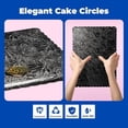 thumbnail image 3 of [20 Pack 19x14 Rectangle Cake Boards Black Cardboard Cake Base, Half Sheet Disposable, Desserts and Pastries Food Bottoms, Grease Proof and Moisture Resistant, 3 of 7