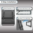 thumbnail image 6 of Pro-Mounts Slim Flat TV Wall Mount for 37-110 Inch LED LCD Plasma Curved Screens, 6 of 8
