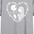 thumbnail image 3 of The Nightmare Before Christmas - Jack Sally Heart -Juniors Ideal Flowy Muscle T-Shirt, 3 of 5